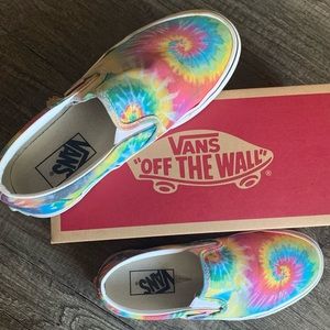 Rainbow Tie Dye Vans Size Womens 6